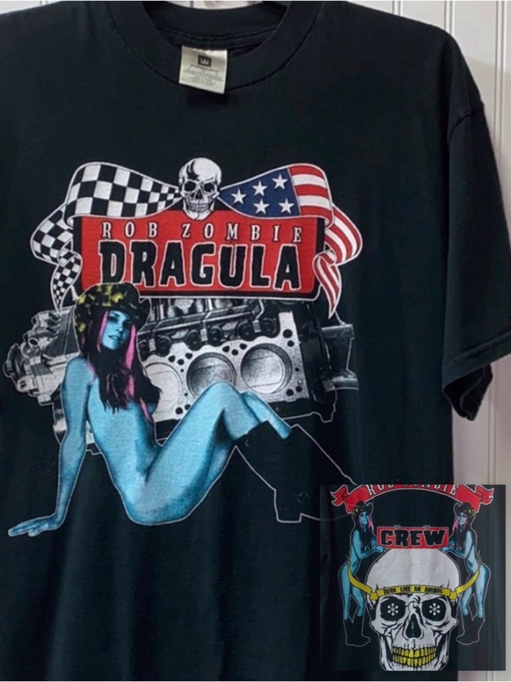 90s Rob Zombie Dragula Concert Tour Shirt XL Vintage